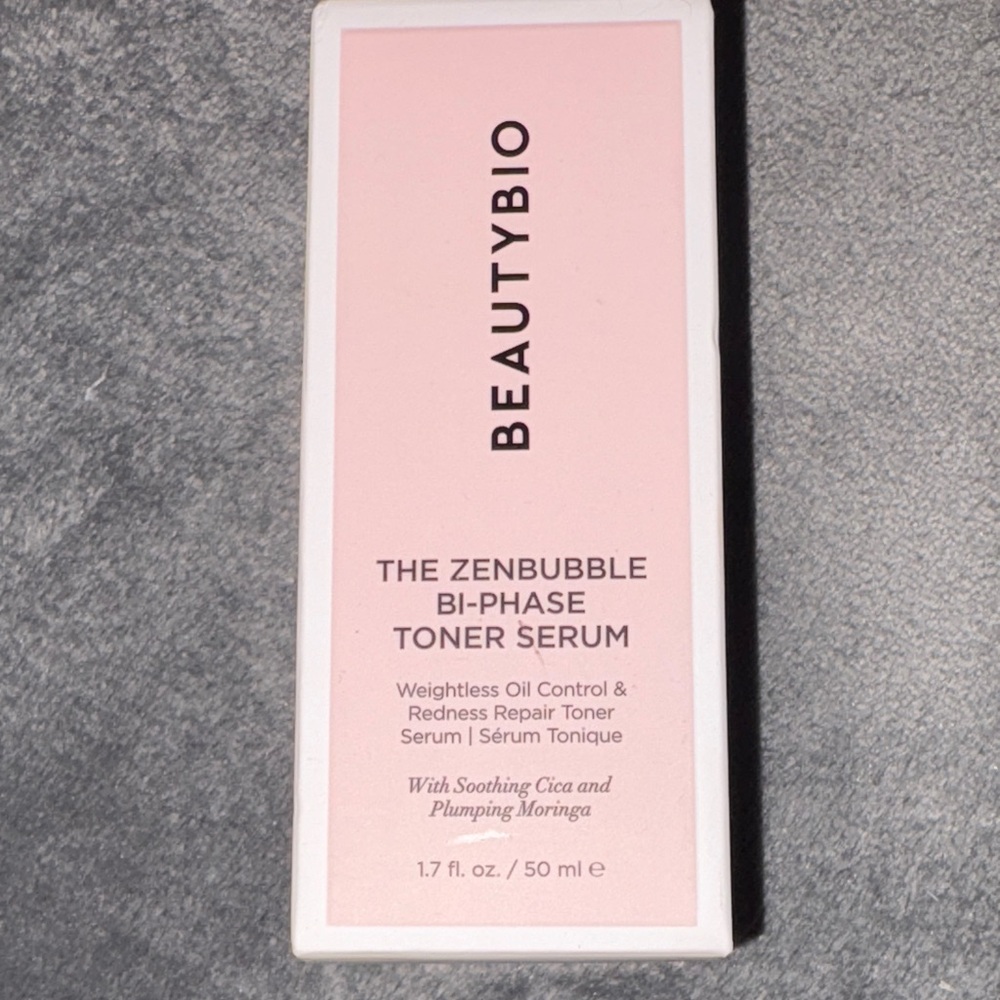 BeautyBio The Zenbubble Bi-Phase Toner Serum - 1.7 oz Full Size - New in Box